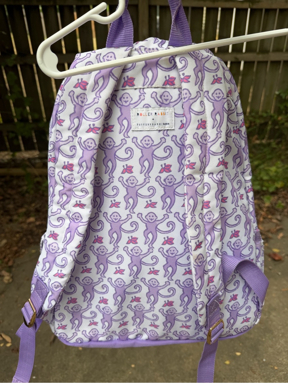 Roller Rabbit Pottery Barn Lilac Backpack - Picture 11 of 16